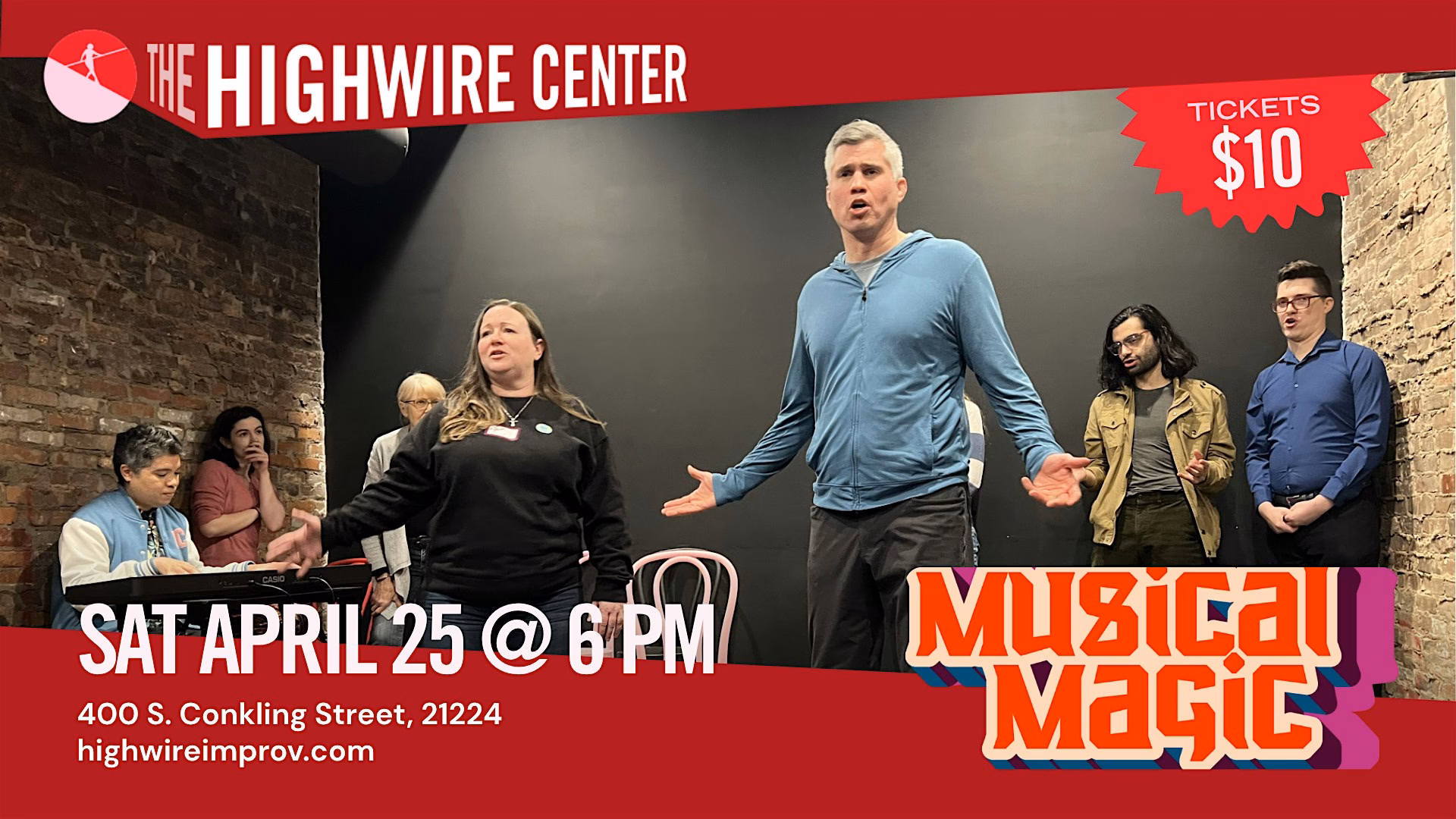 Musical Magic:  Improv at The Highwire Center!