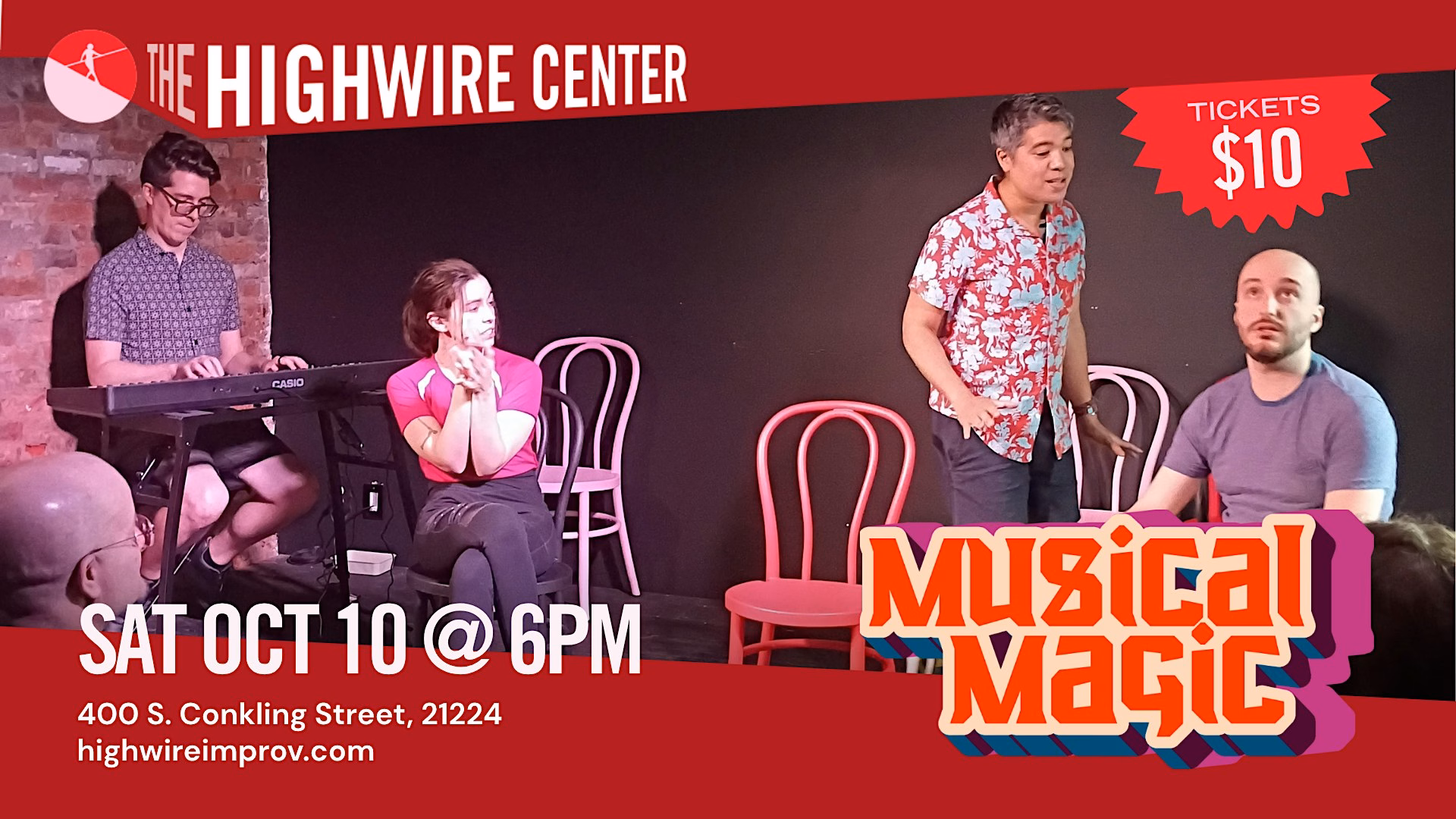 Musical Magic: Improv at The Highwire Center