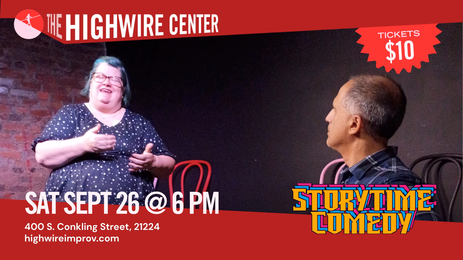 Storytime Comedy: Improv Comedy at the Highwire Center!