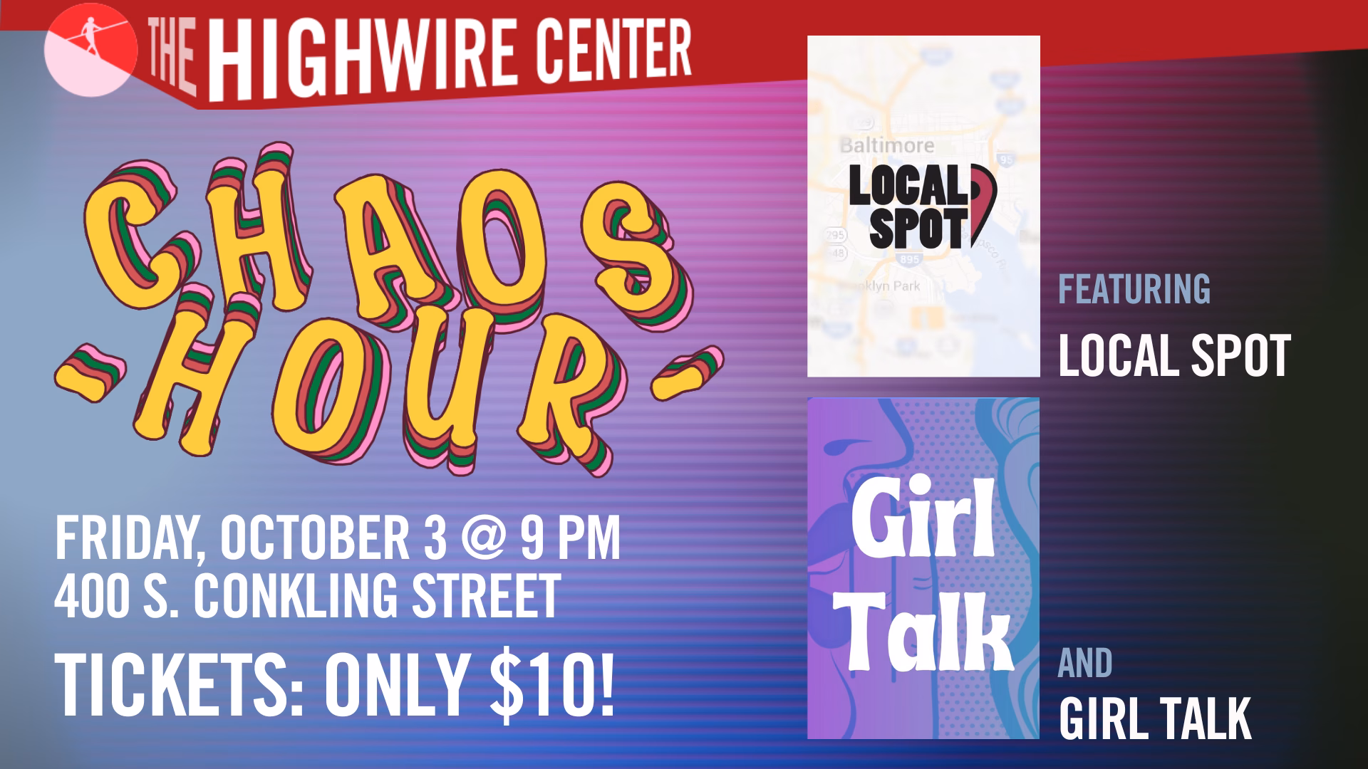 Chaos Hour: Improv at The Highwire Center!