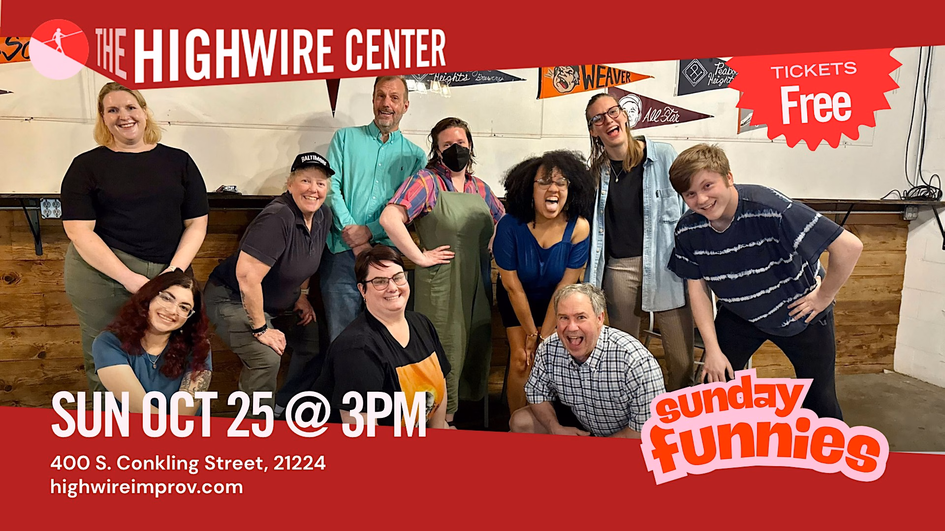 Sunday Funnies: Improv Comedy at The Highwire Center