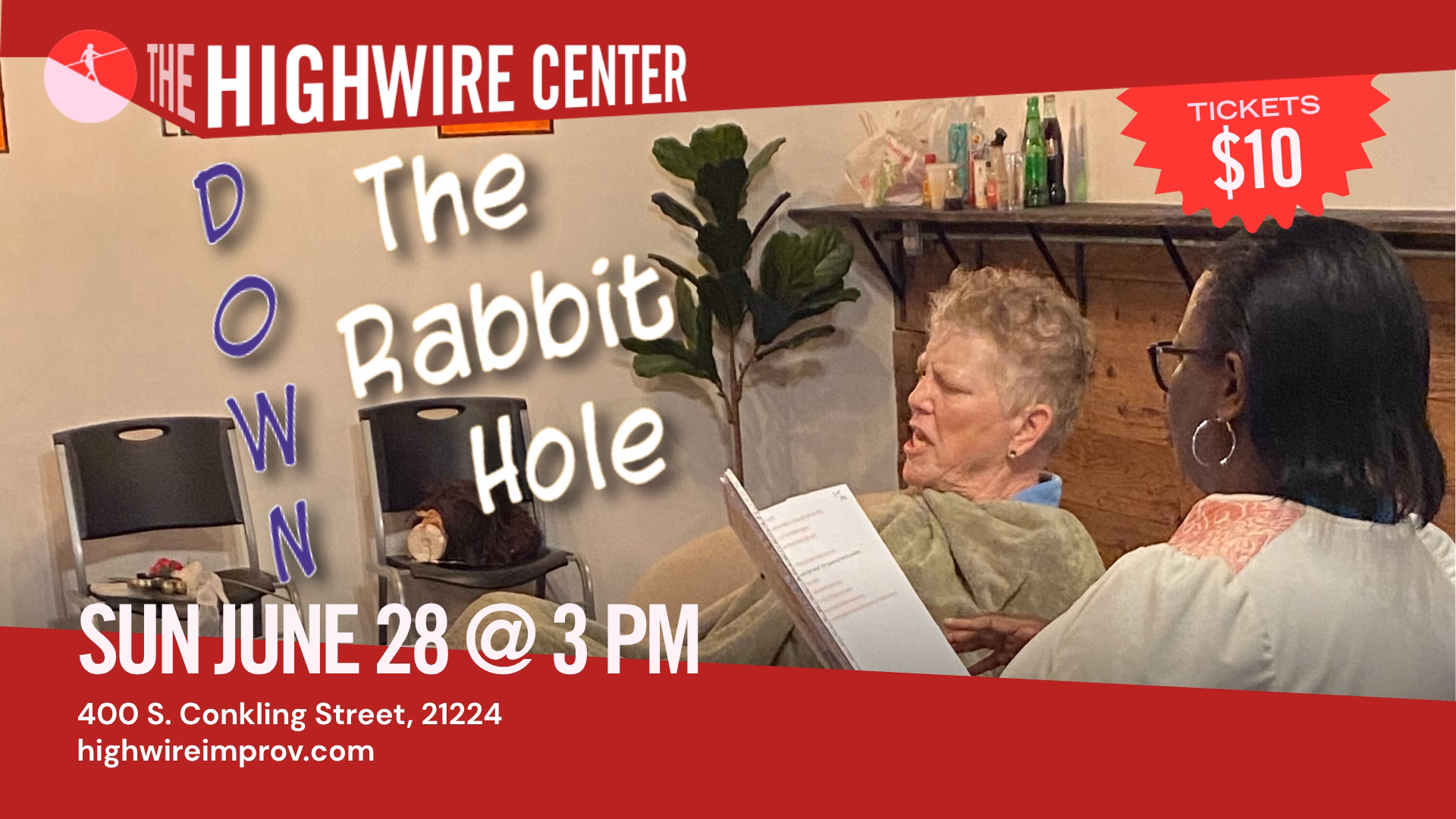 Down the Rabbit Hole: Curious and Curioser Improv at The Highwire Center!