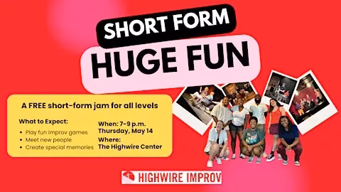Short Form, Huge Fun: A Community Improv Jam