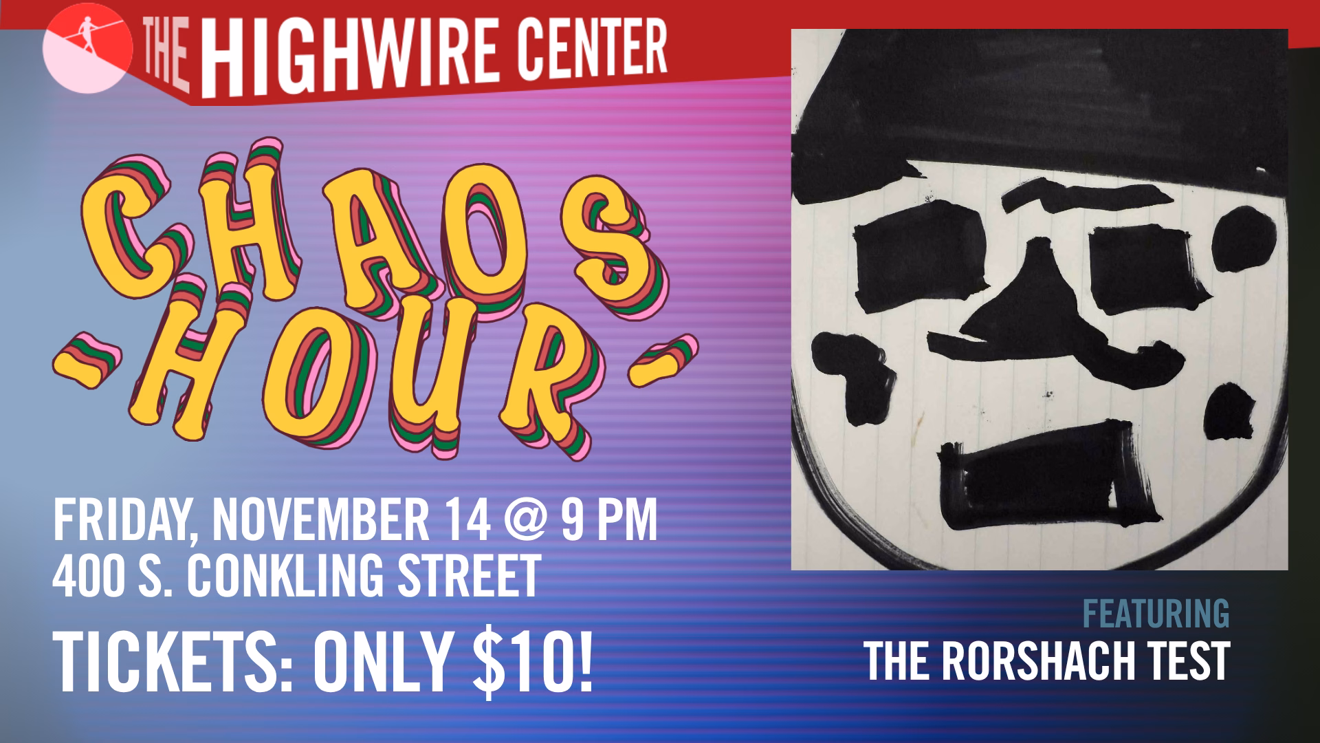 Chaos Hour: Unpredictable Improv at The Highwire Center!