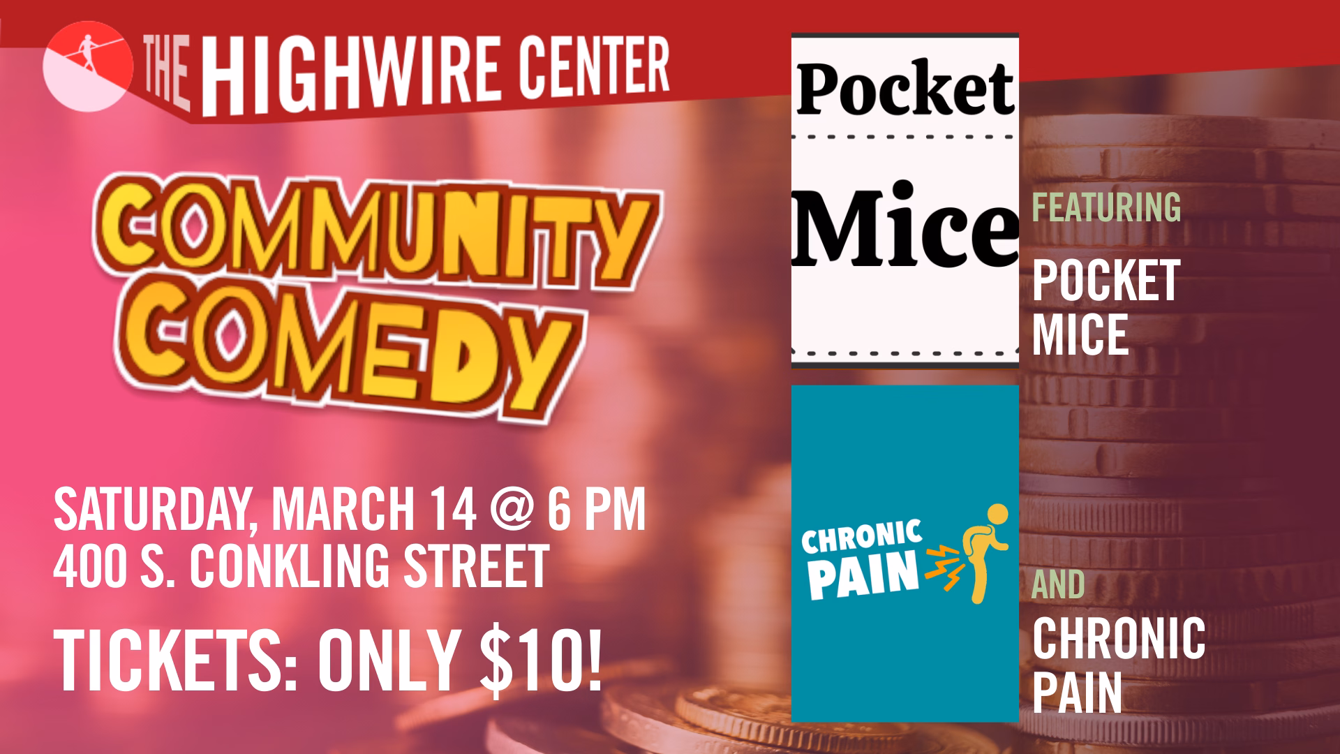 Community Comedy: Improv at The Highwire Center!