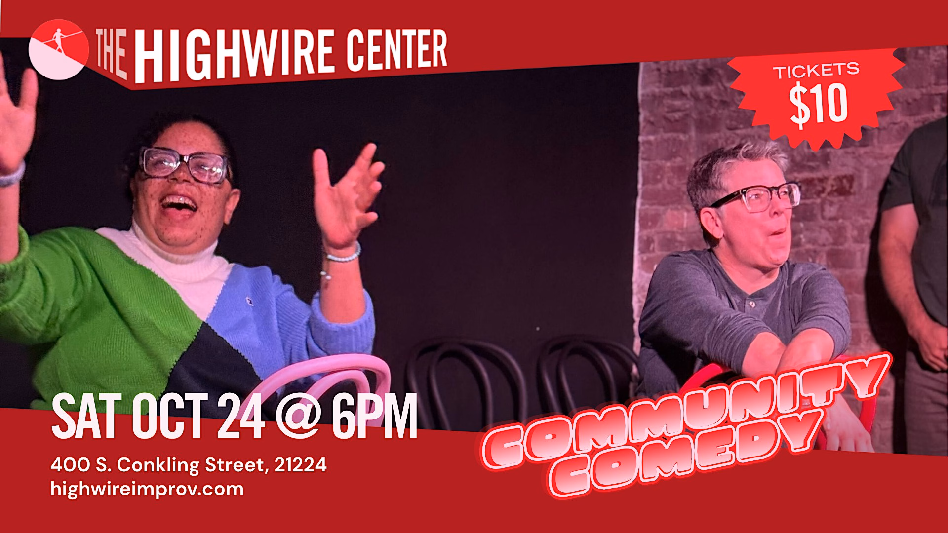 Community Comedy: Improv at The Highwire Center
