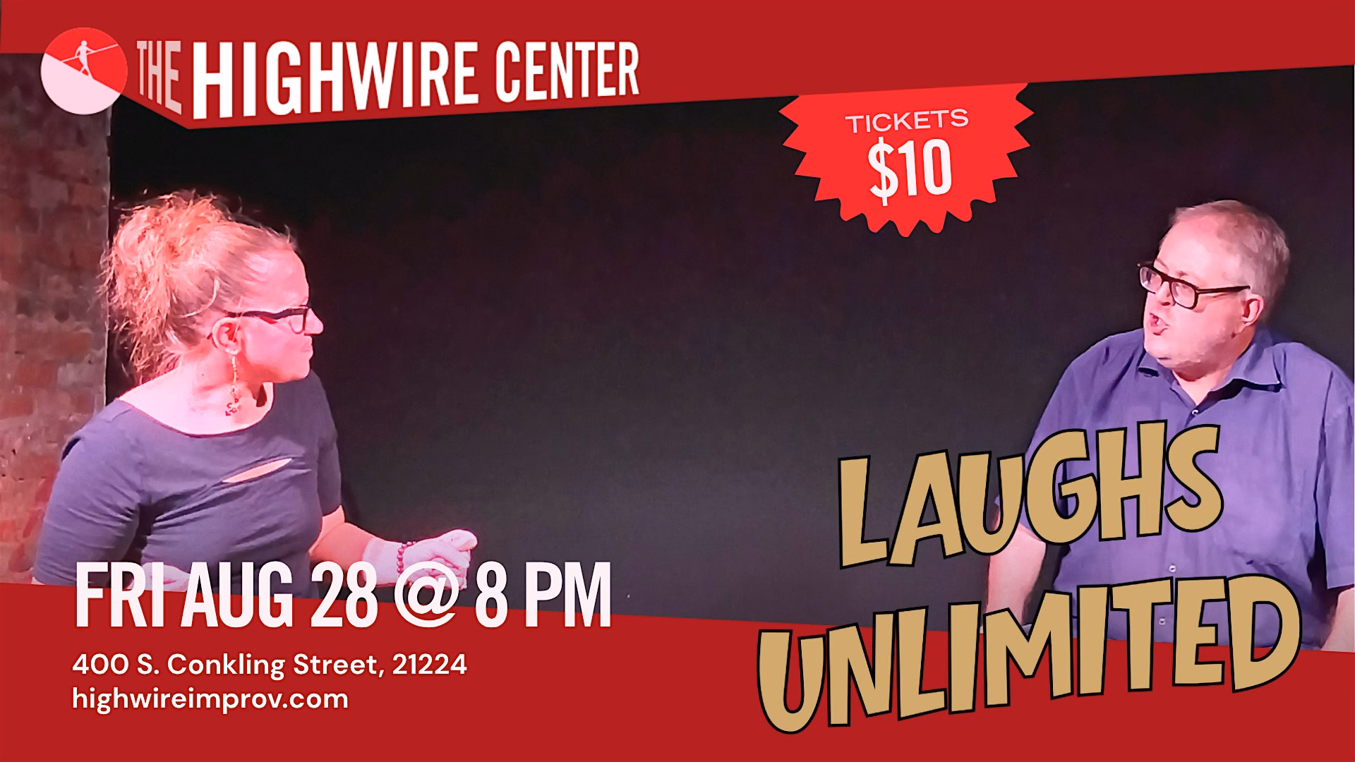 Laughs Unlimited: Improv Comedy at the Highwire Center!