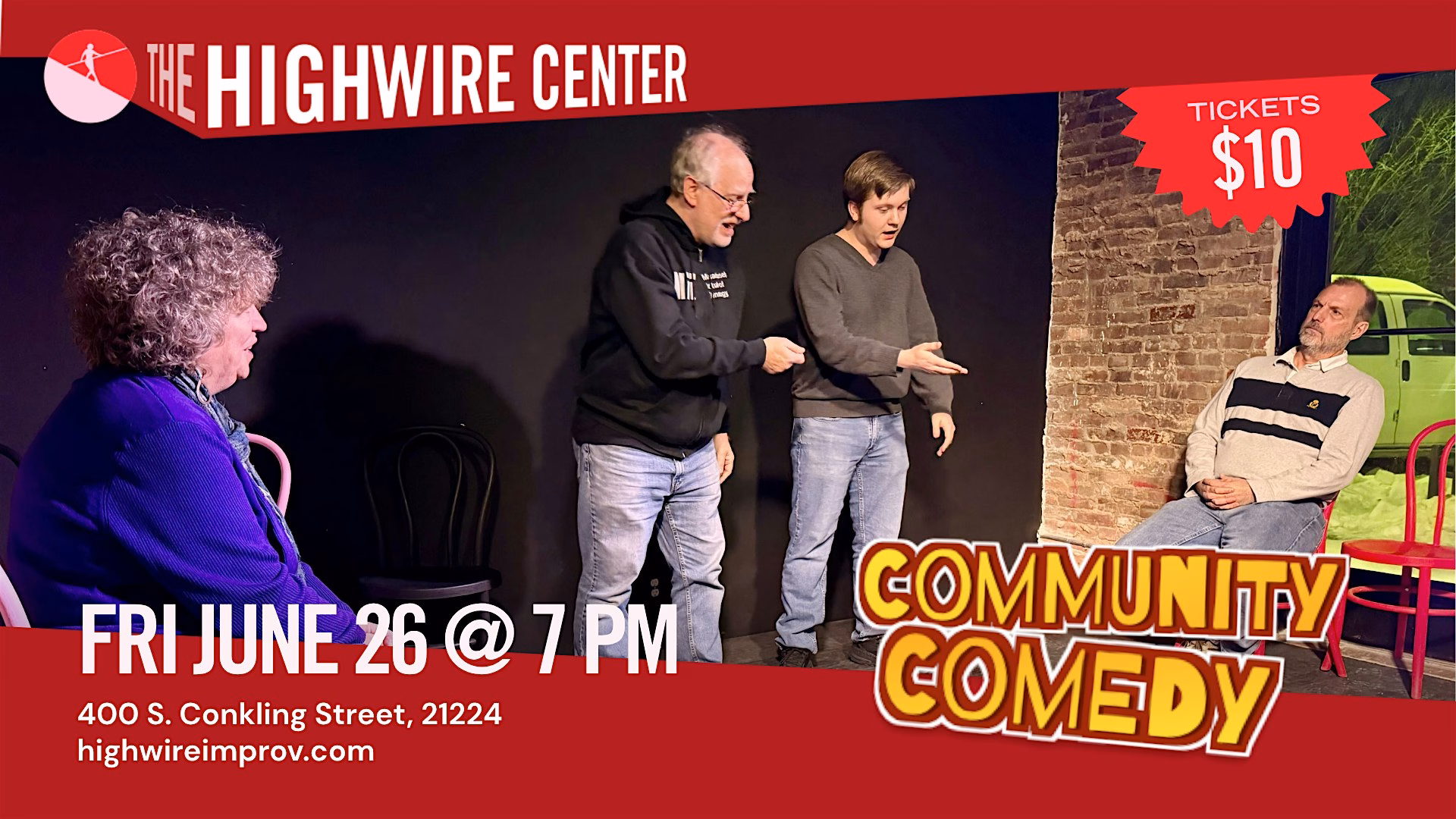 Community Comedy: Improv at The Highwire Center!