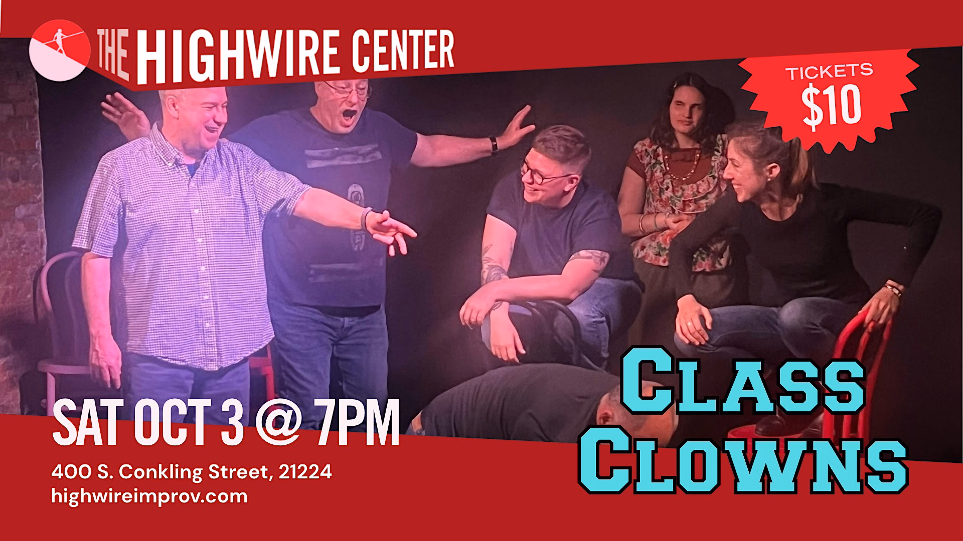 Class Clowns: Comedy at The Highwire Center