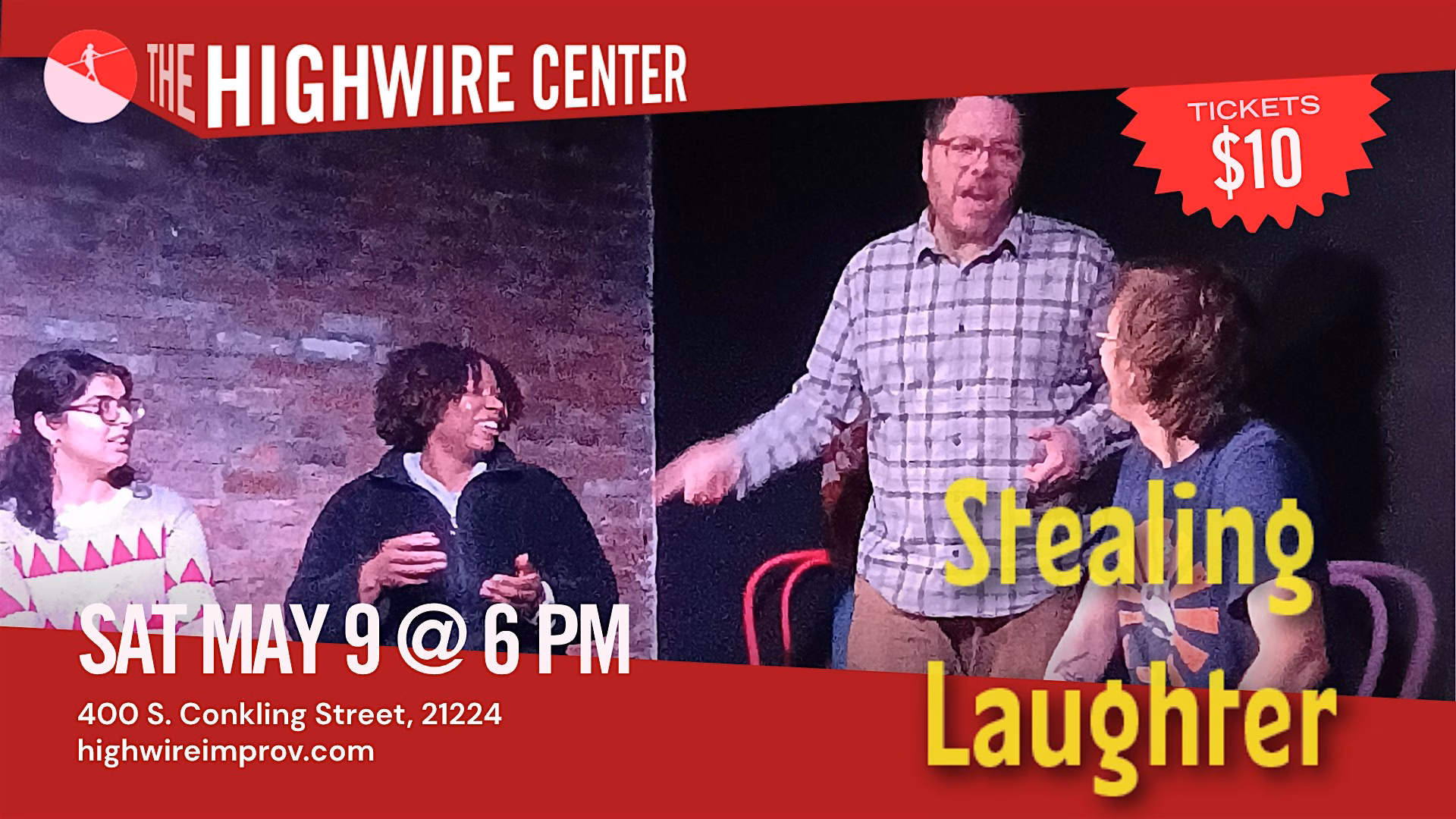 Stealing Laughter: Improv at The Highwire Center!