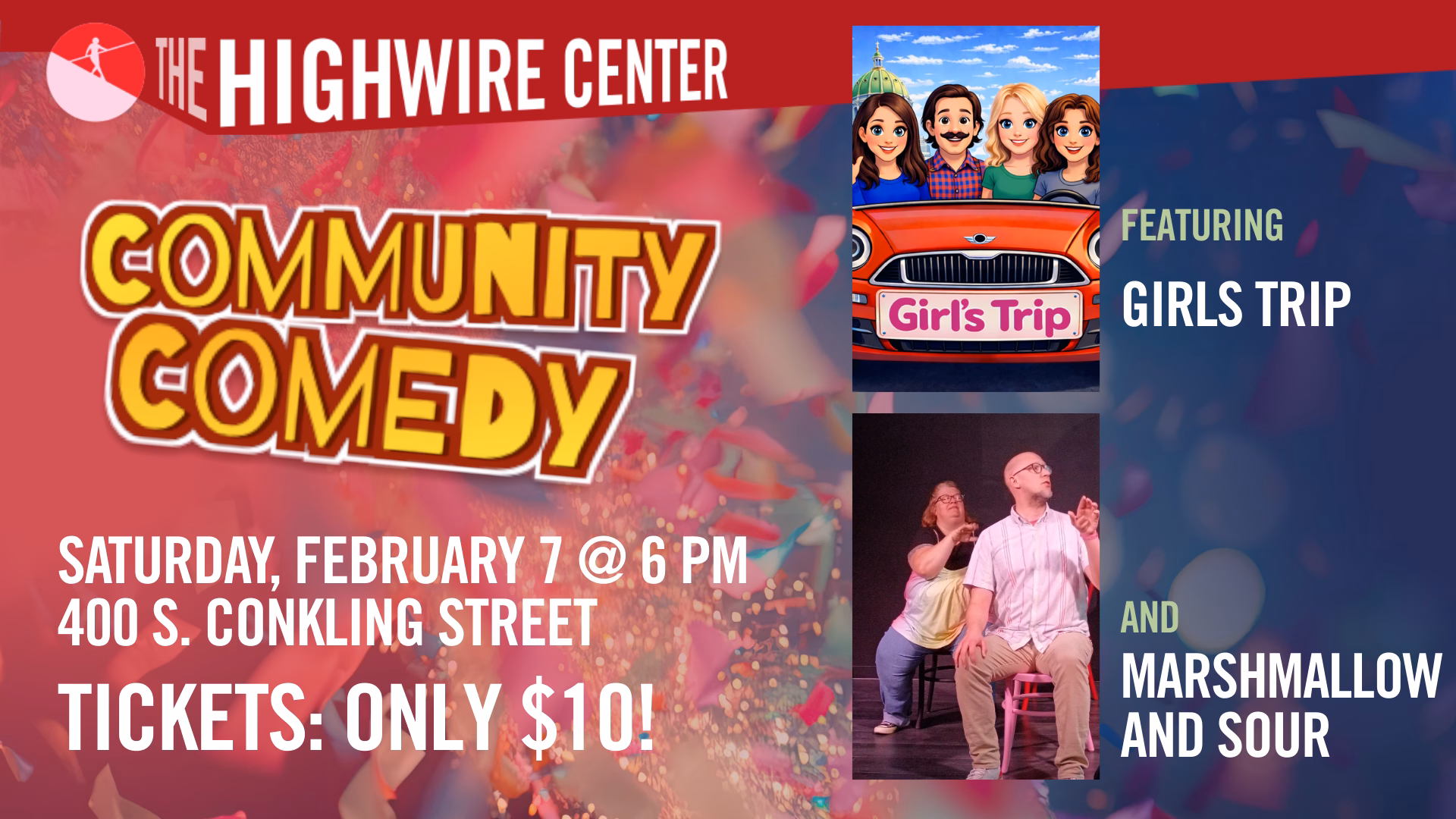 Community Comedy: Improv at The Highwire Center!