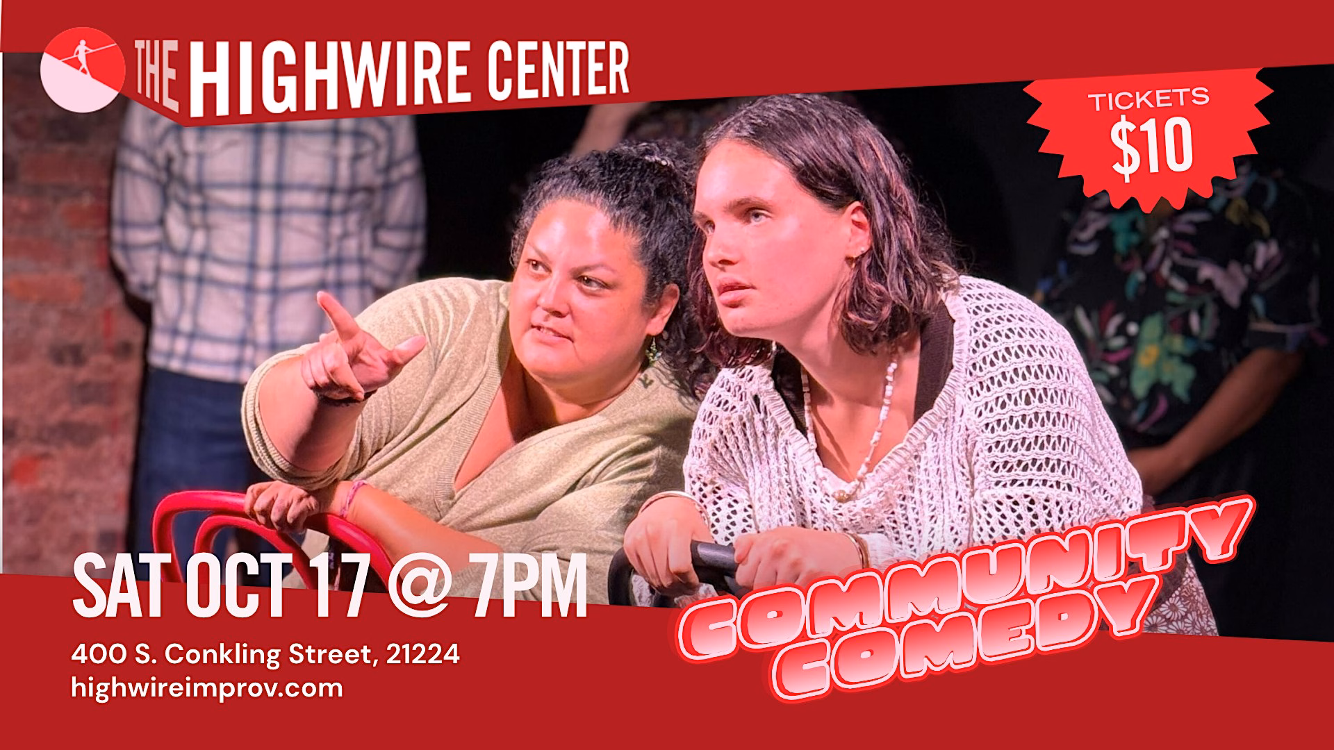 Community Comedy: Improv at The Highwire Center