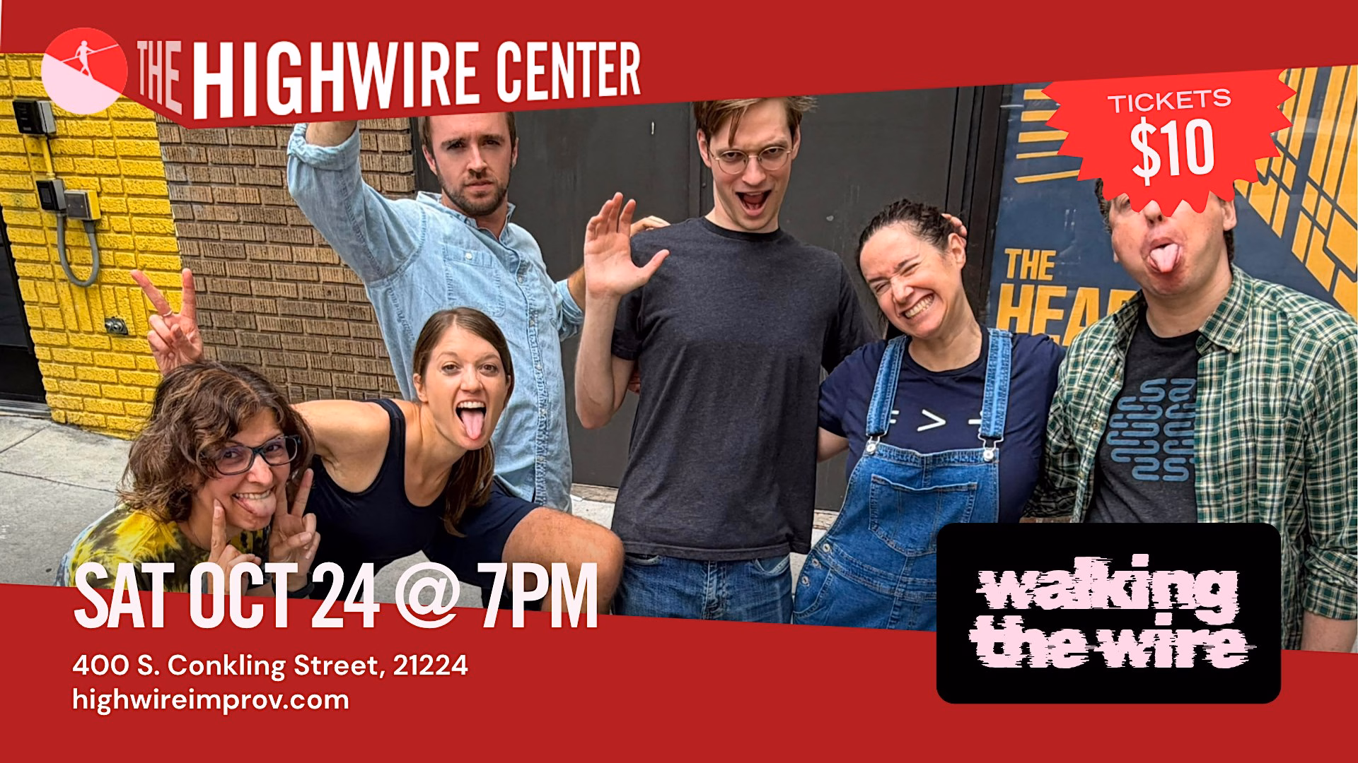 Walking the Wire: Improv Comedy at The Highwire Center