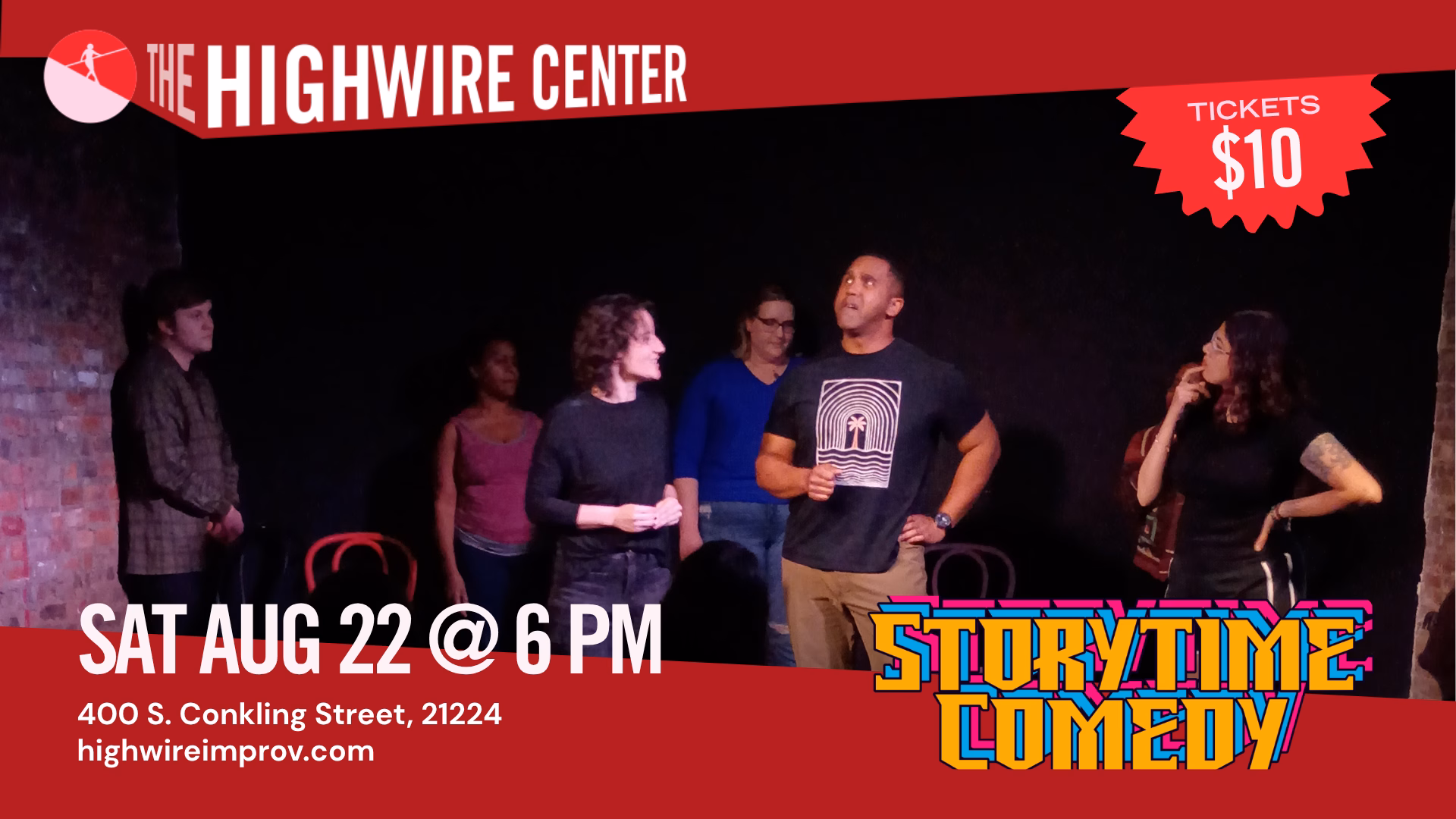 Storytime Comedy: Improv Comedy at the Highwire Center!