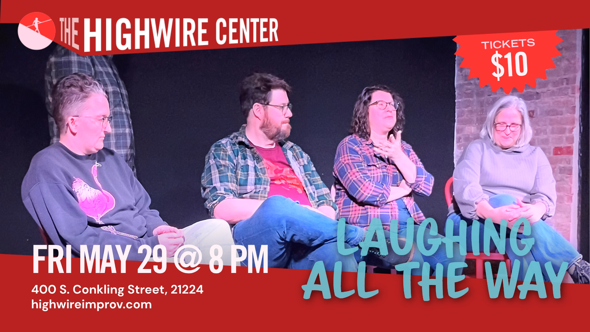 Laughing All The Way: Improv Comedy at The Highwire Center!