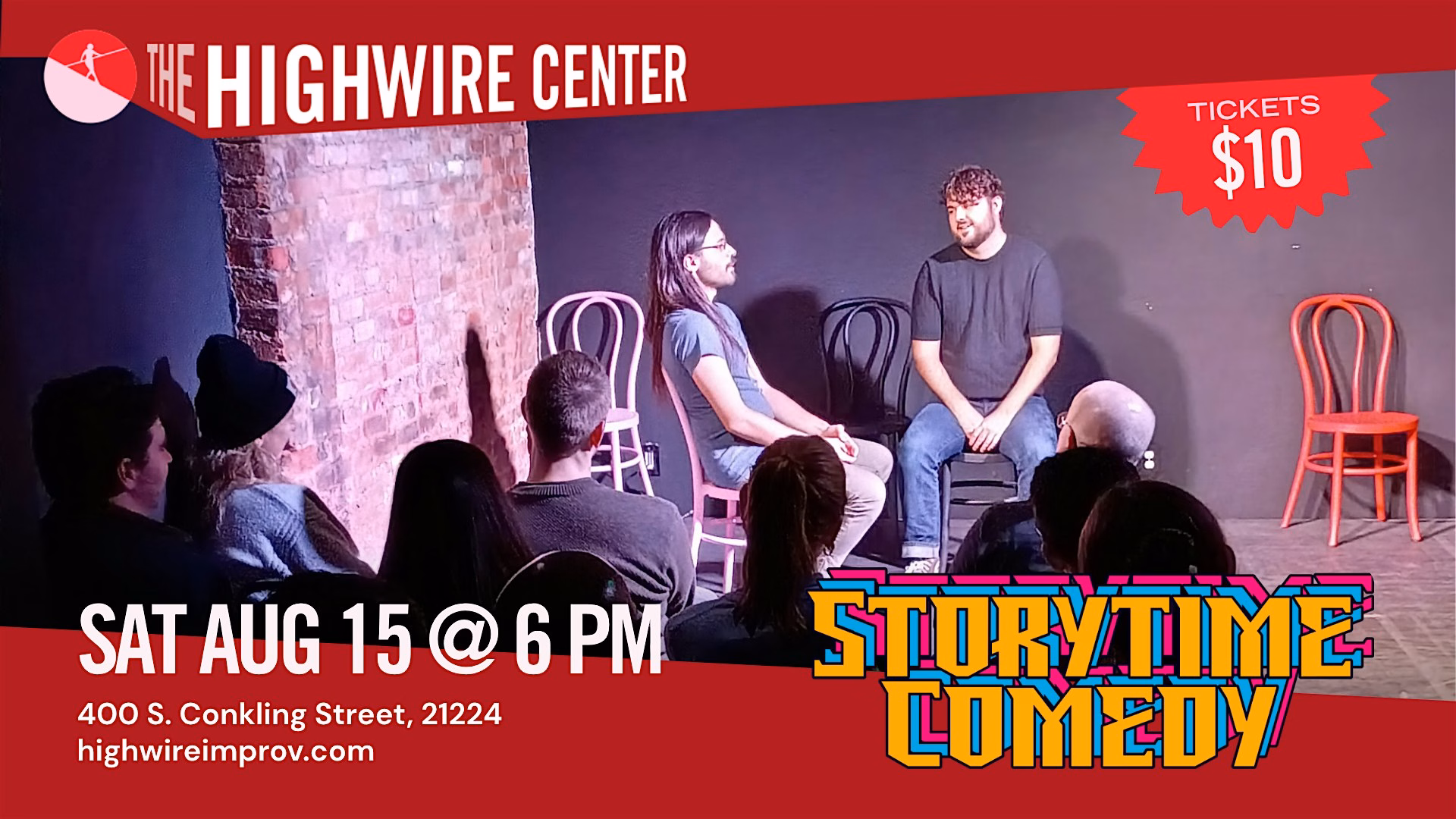 Storytime Comedy: Improv Comedy at the Highwire Center!