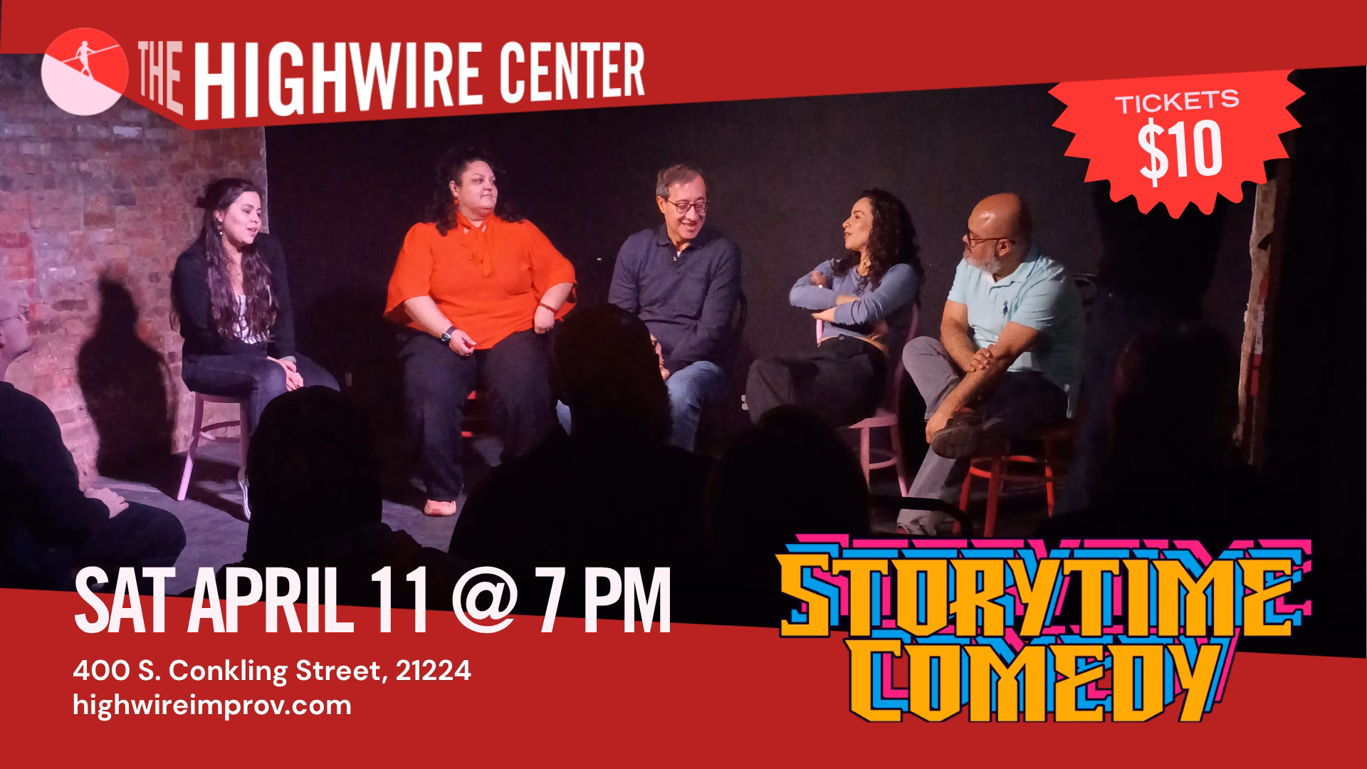 Storytime Comedy: Improv at The Highwire Center!