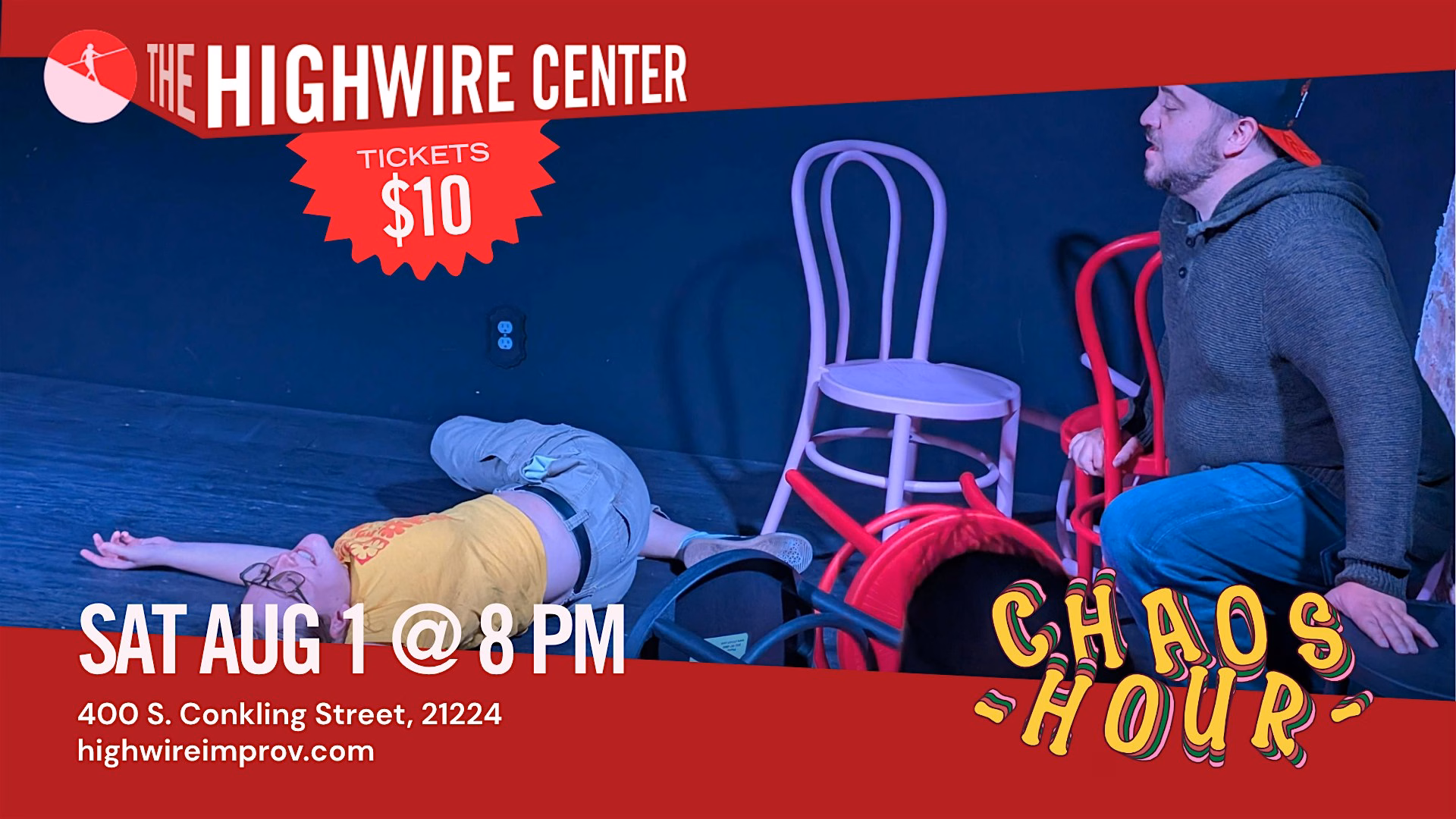 Chaos Hour: Improv Comedy at the Highwire Center!
