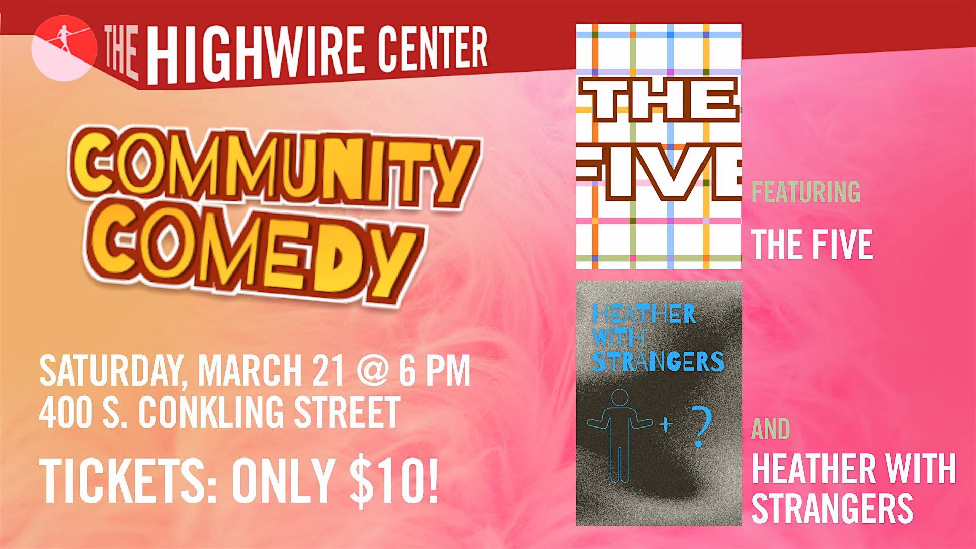 Community Comedy: Improv at The Highwire Center!