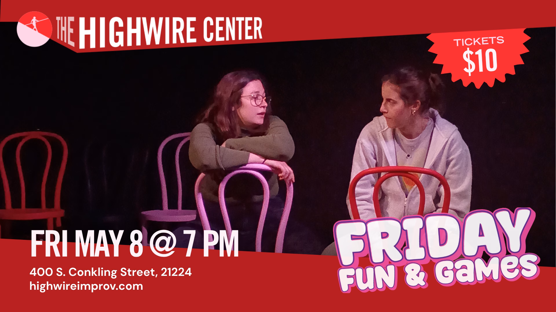 Friday Fun and Games: Improv at The Highwire Center!