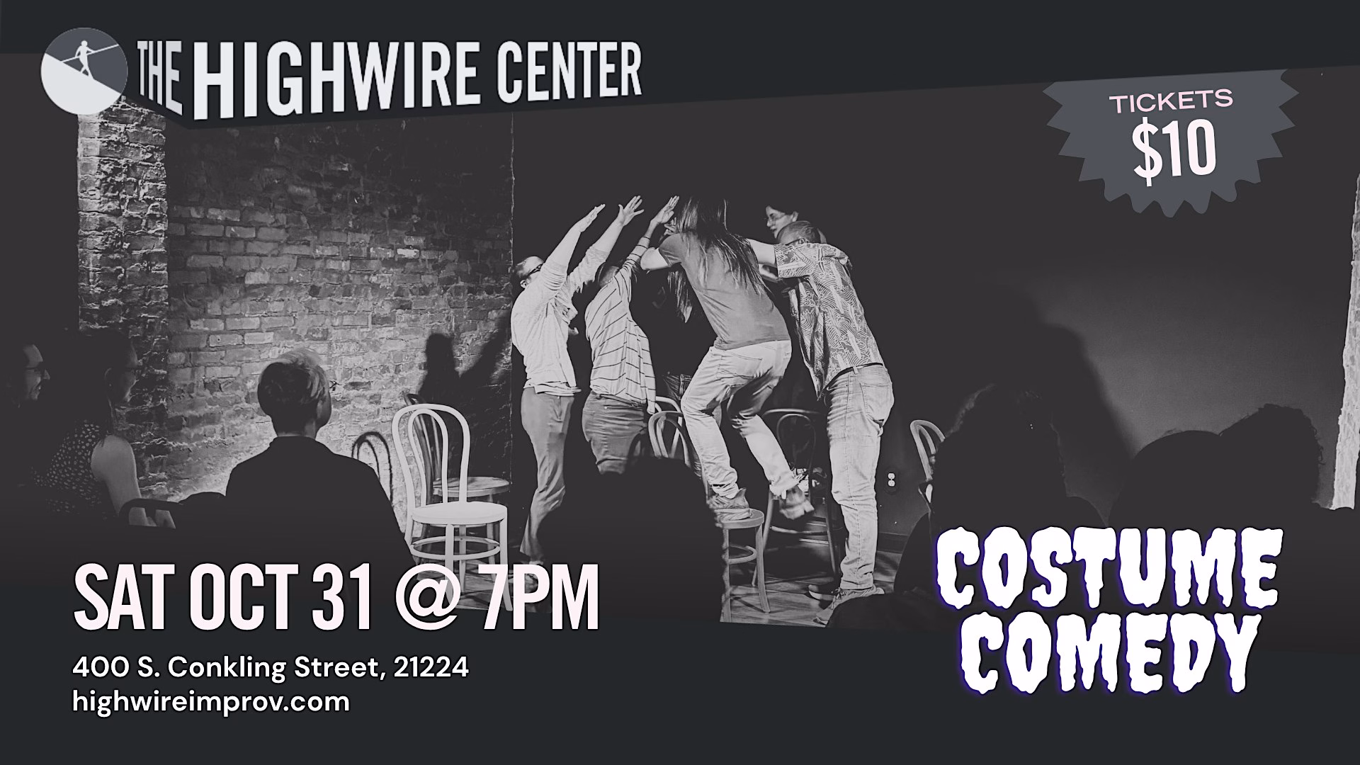 Costume Comedy: Halloween Improv at The Highwire Center