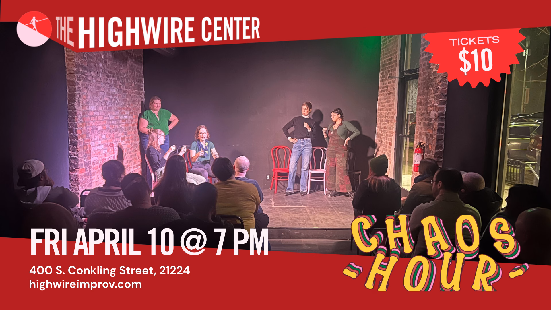 Chaos Hour: Improv at The Highwire Center!