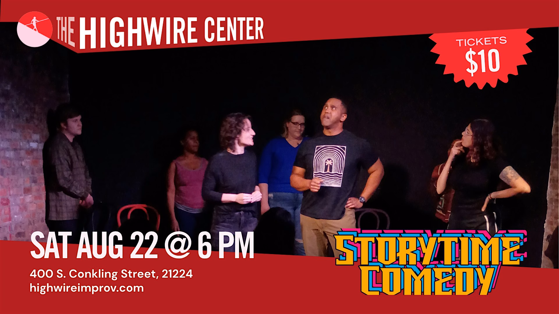 Storytime Comedy: Improv Comedy at the Highwire Center!
