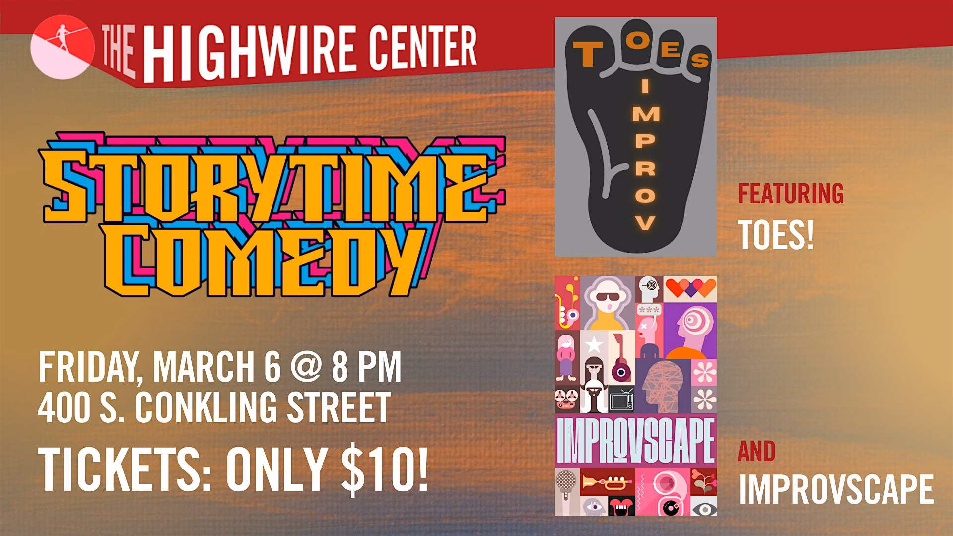 Storytime Comedy: Improv at The Highwire Center!