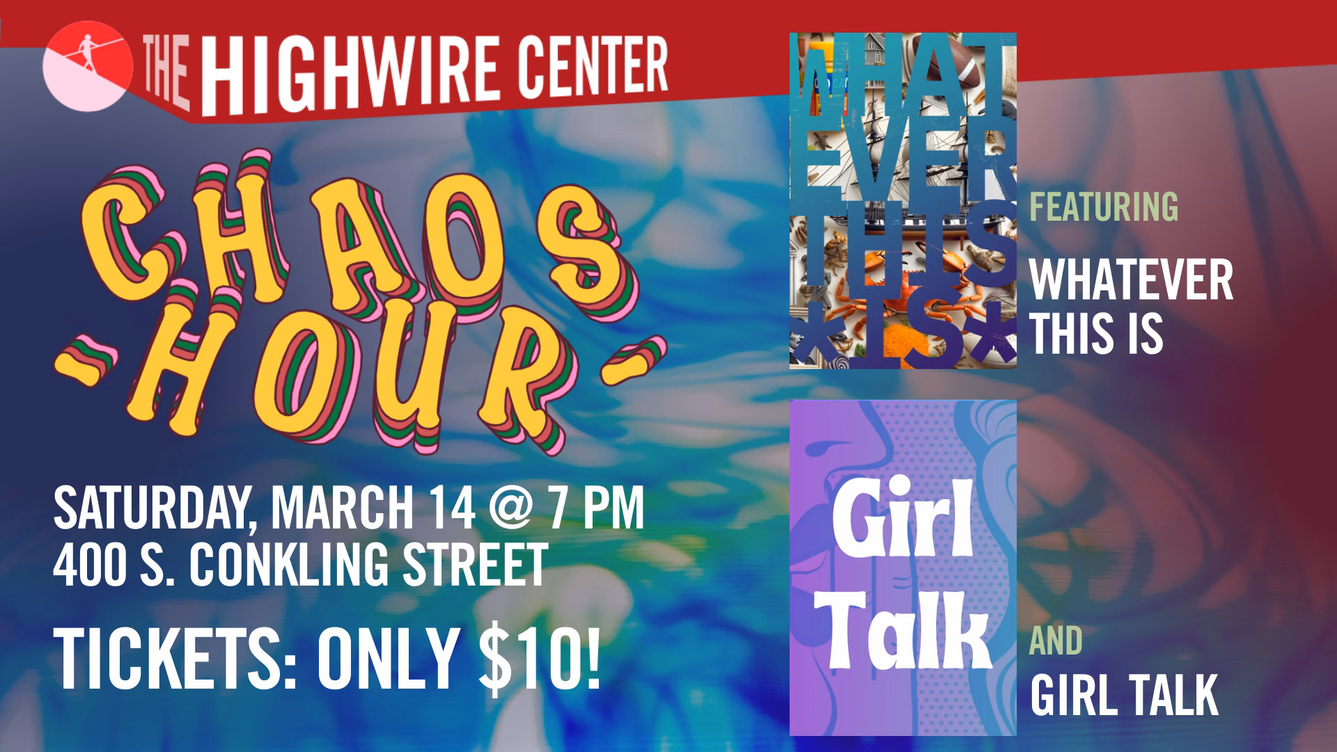 Chaos Hour: Improv at The Highwire Center!