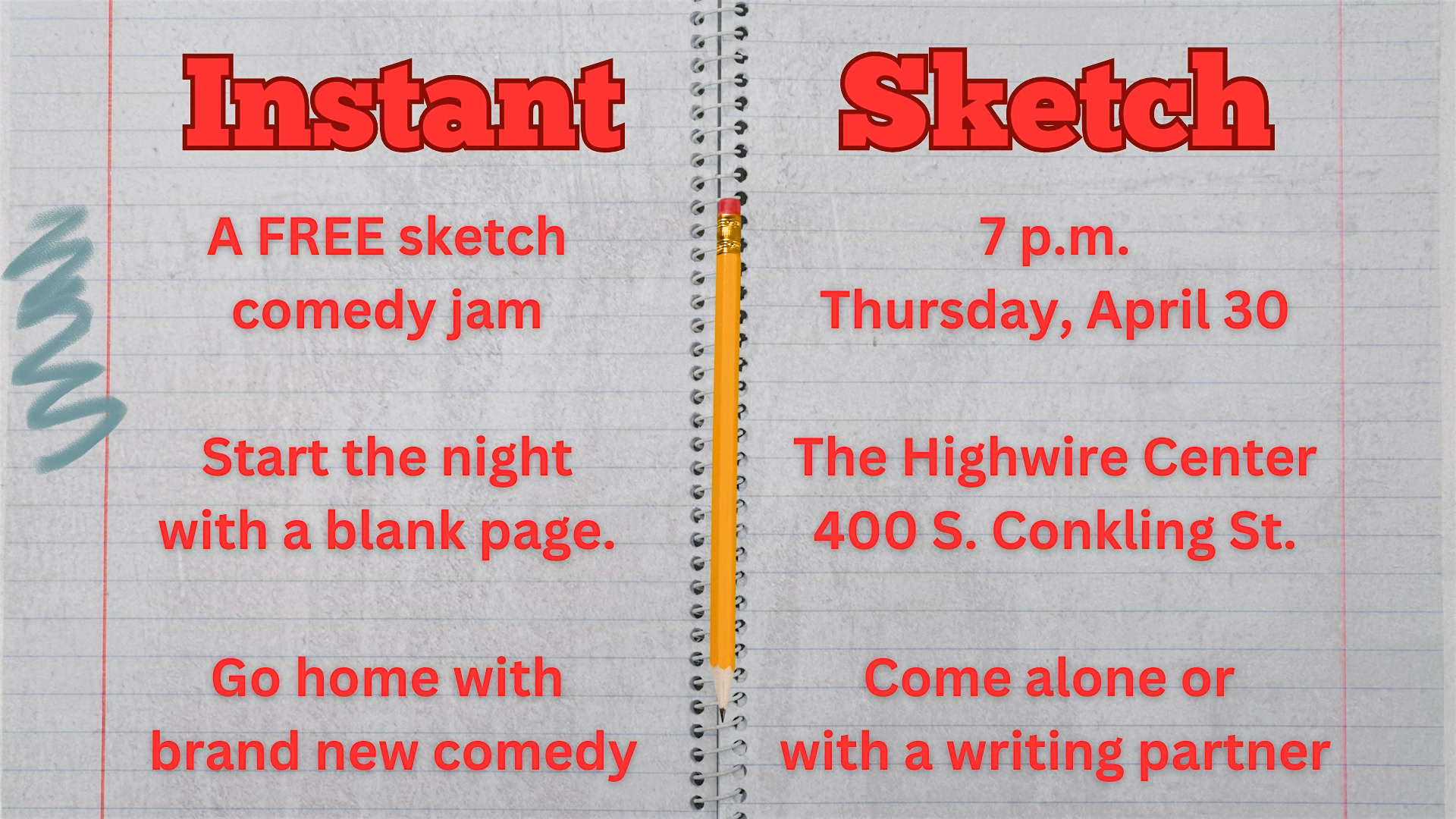 Instant Sketch: Create a Comedy Show in One Night