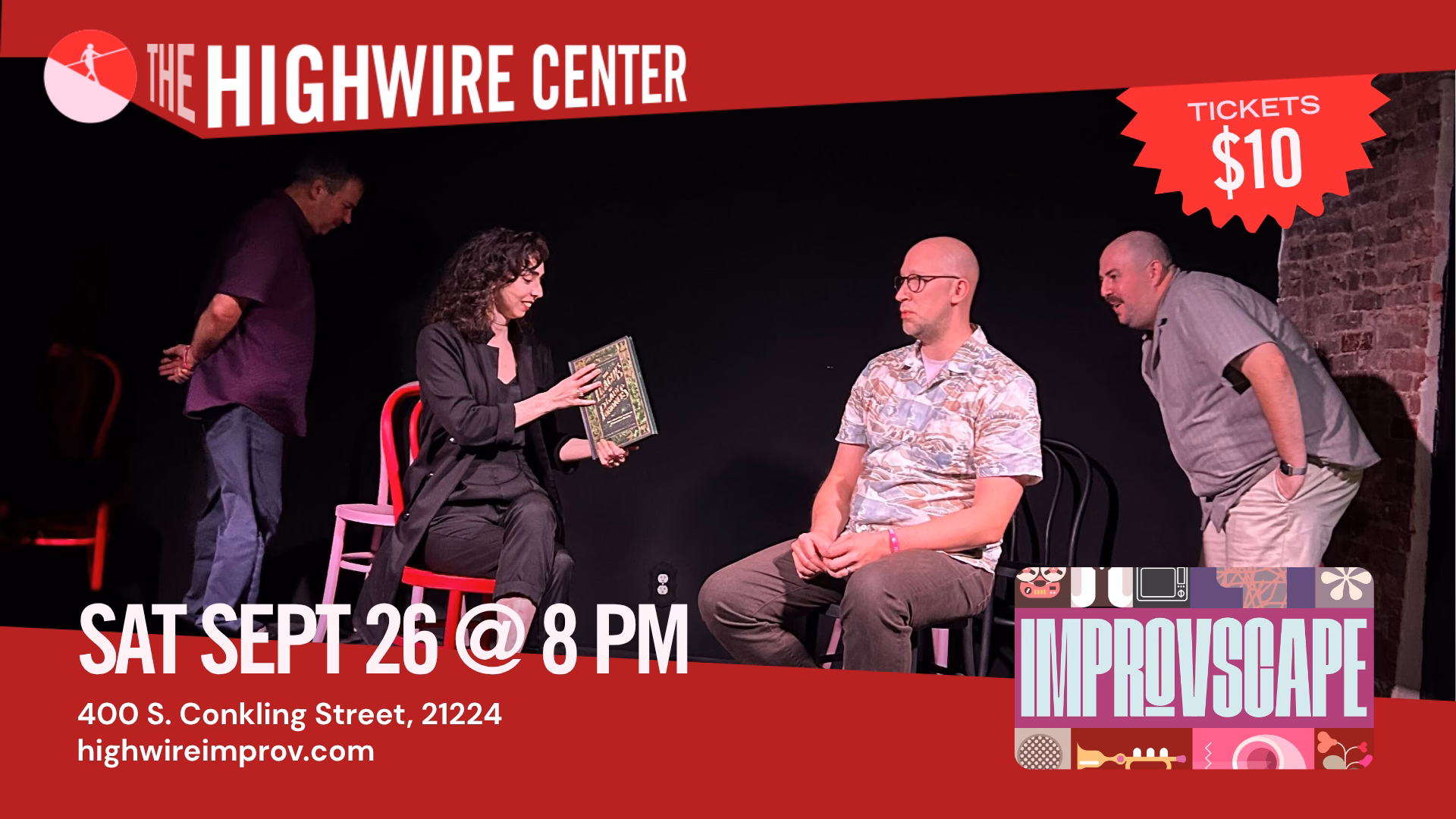ImprovScape: Improv Comedy at the Highwire Center!