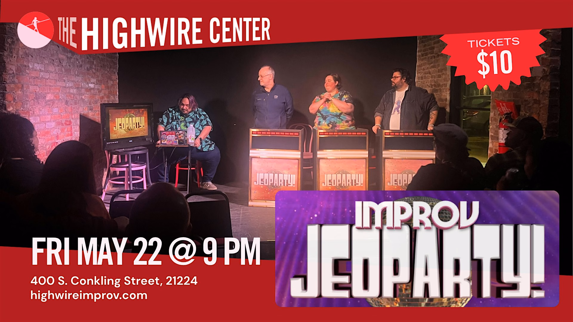 Improv Jeoparty: Make Some Noise at The Highwire Center!