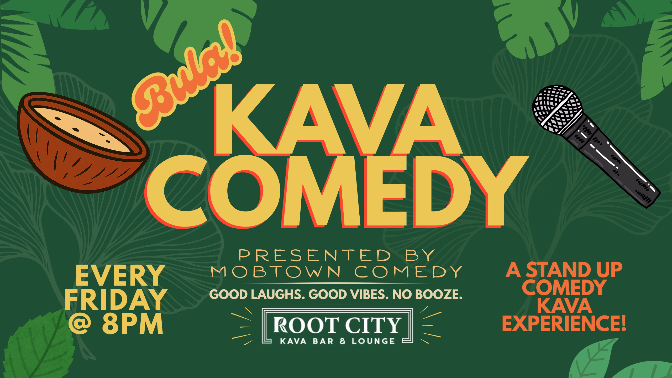 Bula! - Kava Comedy Experience + Live Taping