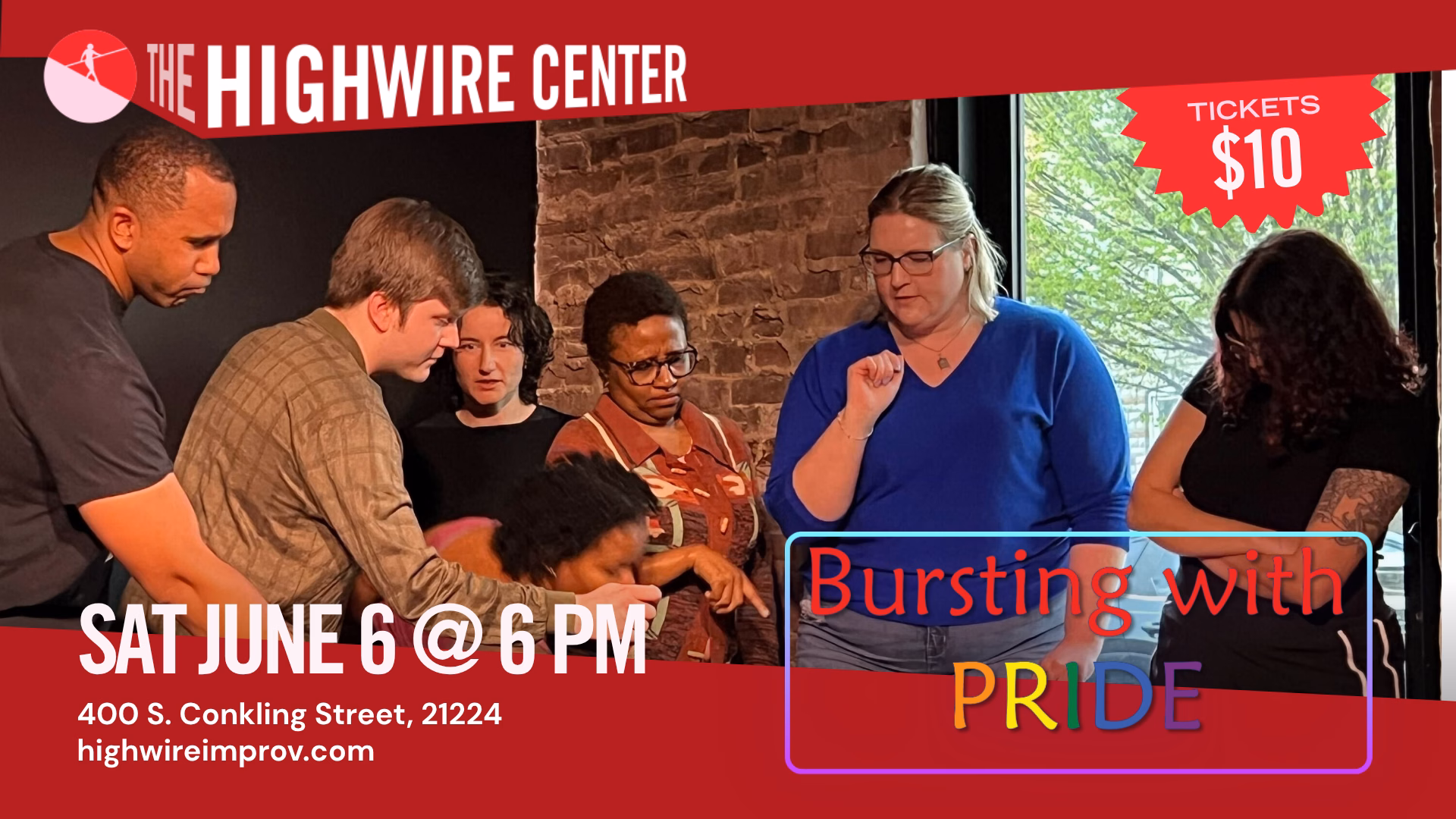 Bursting with Pride: Improv Comedy at The Highwire Center!