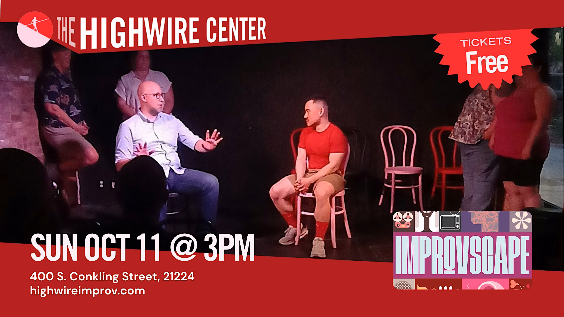 ImprovScape: Art and Comedy Collide at The Highwire Center