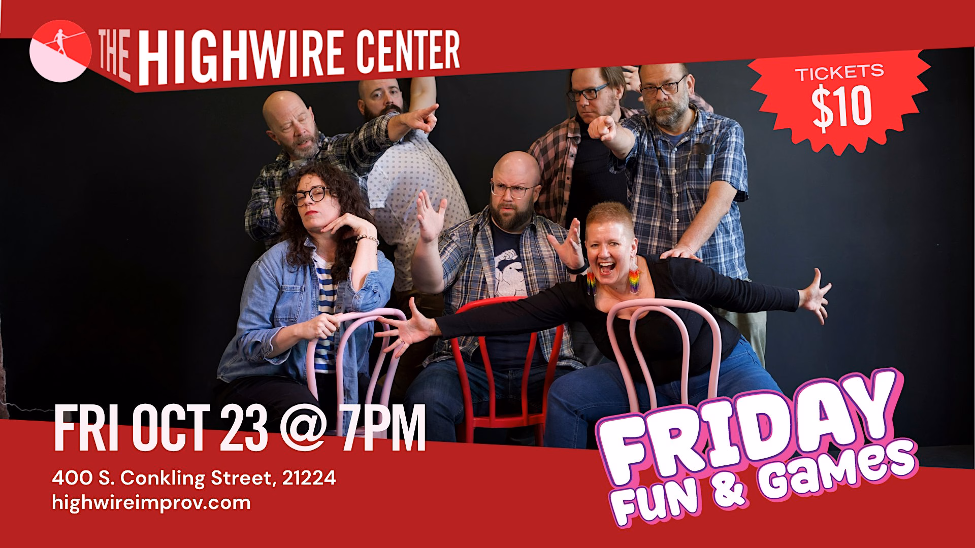 Friday Fun and Games: Improv at The Highwire Center